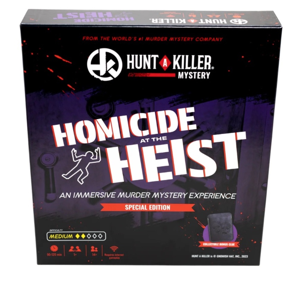 Brand New Sealed Murder Mystery from Hunt A Killer Homicide at the Heist NEW